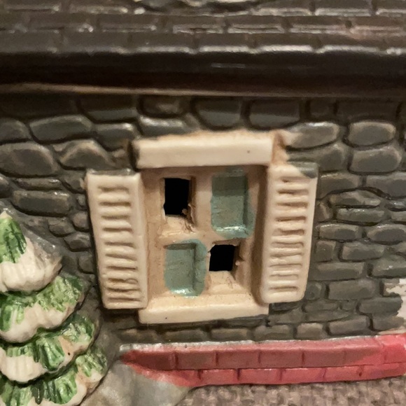 Christmas Village Ceramic Hardware Store, lighted option - Picture 7 of 12
